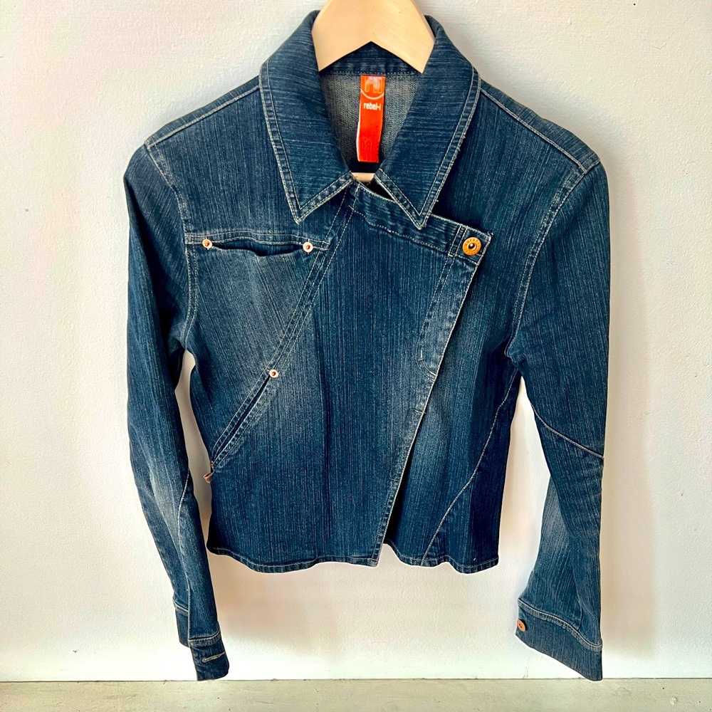 Parasuco Dark Blue Denim Jean Jacket